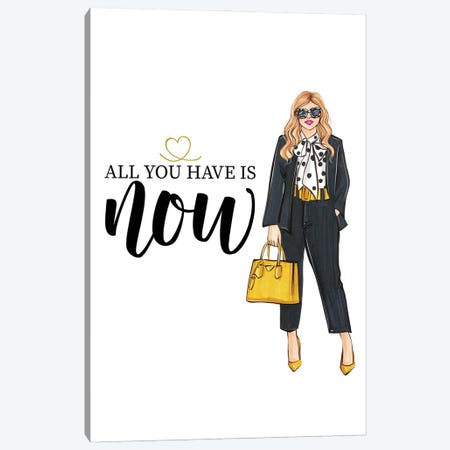 All You Have Is Now Canvas Print #RDE350} by Rongrong DeVoe Canvas Print