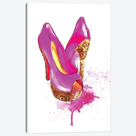 Tiffany Shoes Canvas Print by Rongrong DeVoe | iCanvas