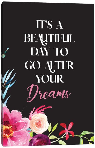 Go After Your Dreams Canvas Art Print - Rongrong DeVoe