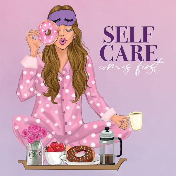Fine Art Print: Self Care Comes First I by Rongrong DeVoe