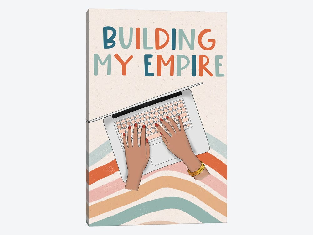 Building My Empire by Rongrong DeVoe 1-piece Art Print