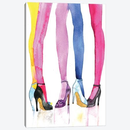 Legs And Heels Canvas Print #RDE42} by Rongrong DeVoe Canvas Print