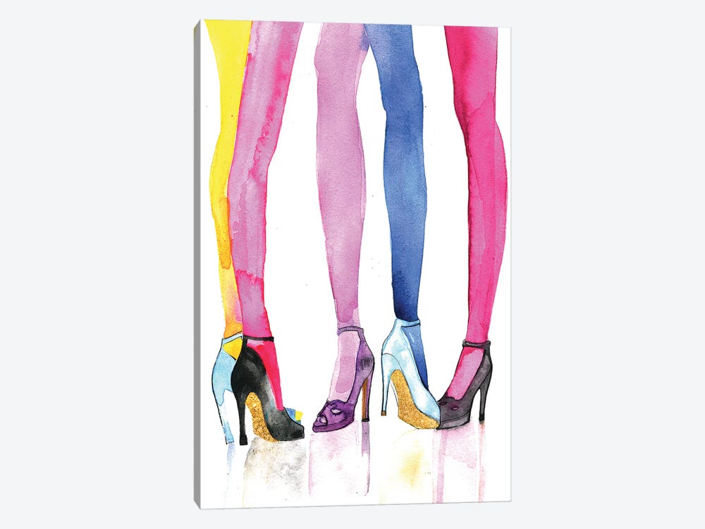 Legs And Heels by Rongrong DeVoe 1-piece Canvas Art Print