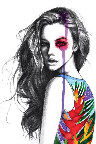 Women's Tops: Long Waves  by Rongrong DeVoe