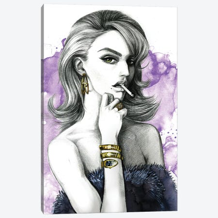 iCanvas Audrey Hepburn by Rongrong DeVoe Canvas Print - On Sale