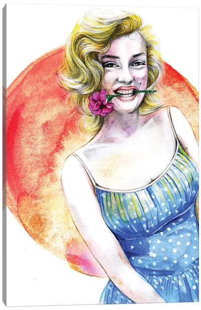 Marilyn Monroe Canvas Art Print - Rongrong DeVoe