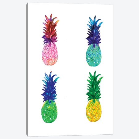 Pineapple Canvas Print #RDE56} by Rongrong DeVoe Canvas Print