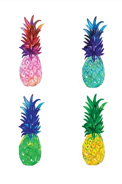 Pop Art Kitchen: Pineapple by Rongrong DeVoe