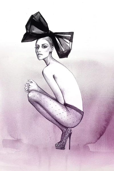 Rongrong DeVoe: Bow And Stockings by Rongrong DeVoe