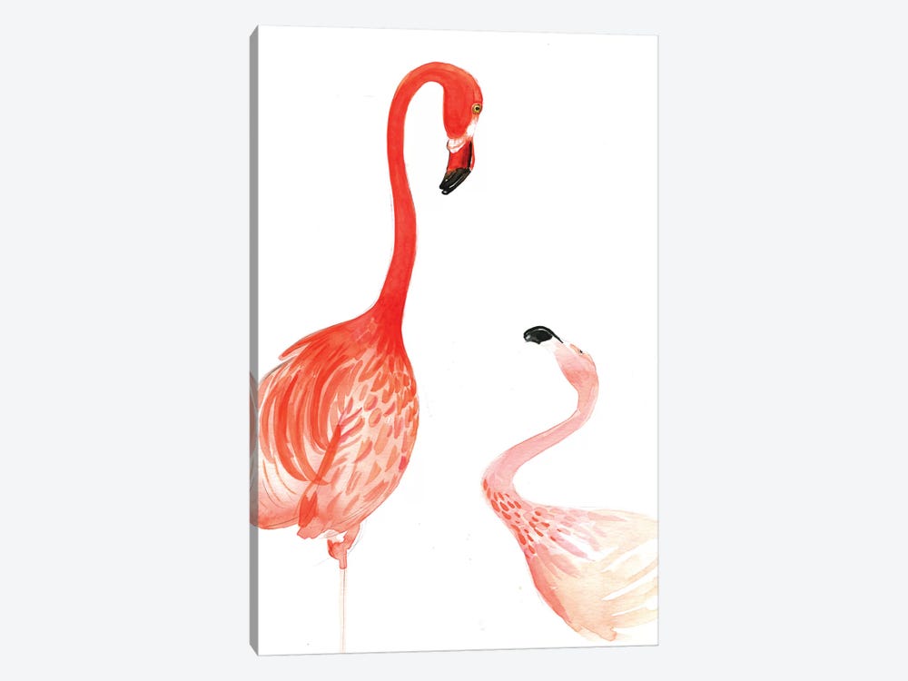 Flamingo by Rongrong DeVoe 1-piece Canvas Art