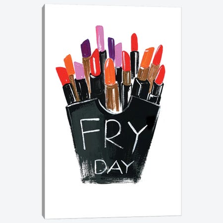Fry-day Canvas Print #RDE68} by Rongrong DeVoe Art Print