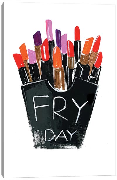 Fry-day Canvas Art Print - Make-Up Art