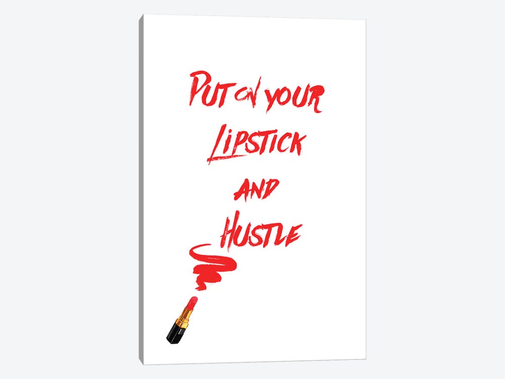 Lipstick Hustle by Rongrong DeVoe 1-piece Canvas Print