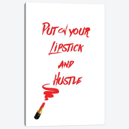 Lipstick Hustle Canvas Print #RDE75} by Rongrong DeVoe Canvas Art Print