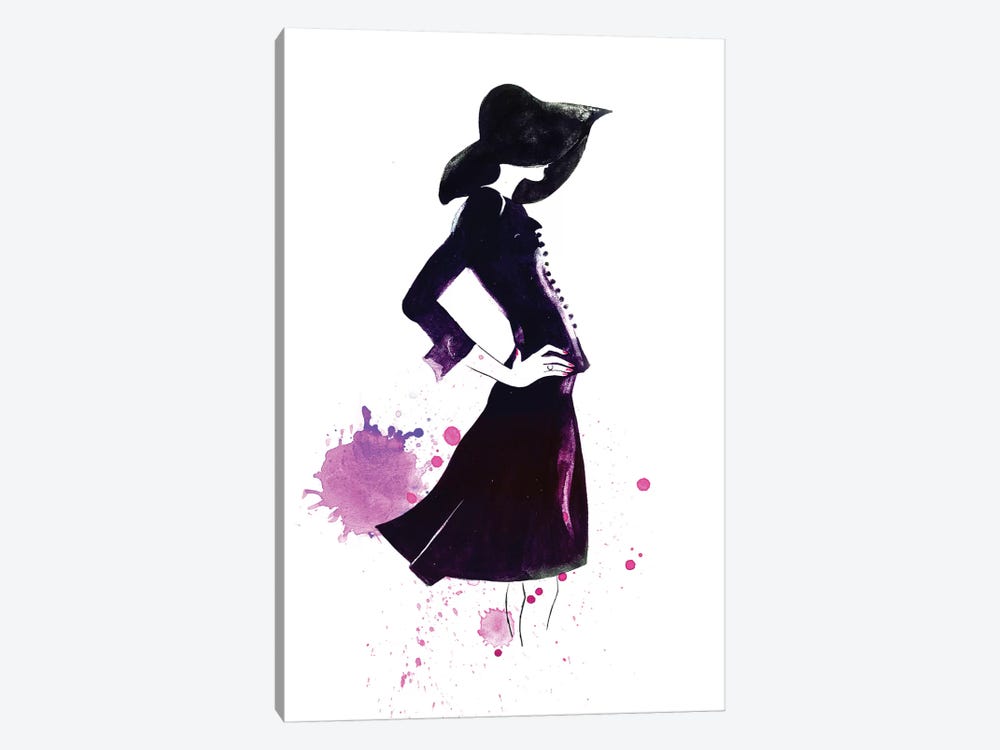 Shadow Girl by Rongrong DeVoe 1-piece Canvas Wall Art