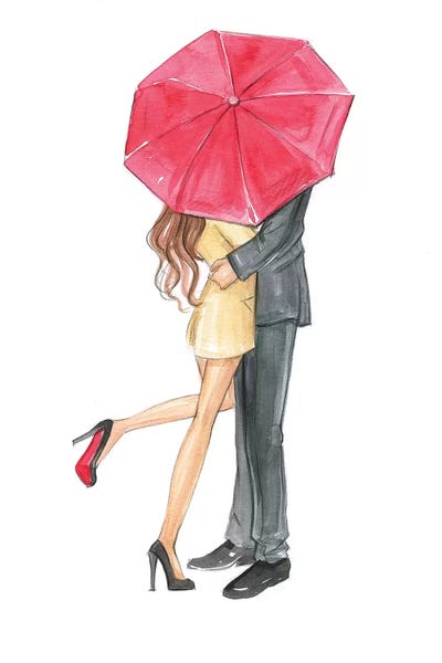 Umbrellas: Love Is In The Air by Rongrong DeVoe