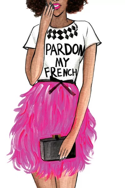 Fashion Illustrations: Pardon My French II by Rongrong DeVoe