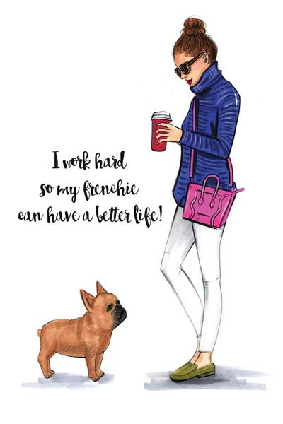 French Bulldogs: Frenchie Love by Rongrong DeVoe