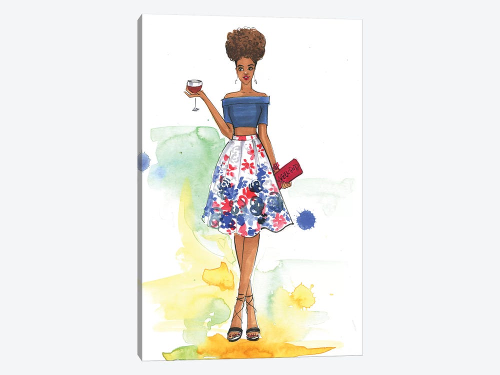 Cheers To The Weekend (Inspired By Style Watch) by Rongrong DeVoe 1-piece Canvas Artwork