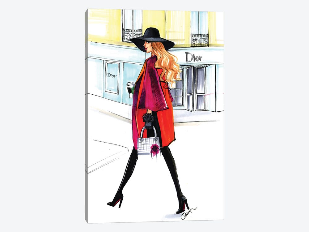 Dior Lady by Rongrong DeVoe 1-piece Canvas Art Print