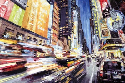 42nd Street 2 by Roger Disney canvas print