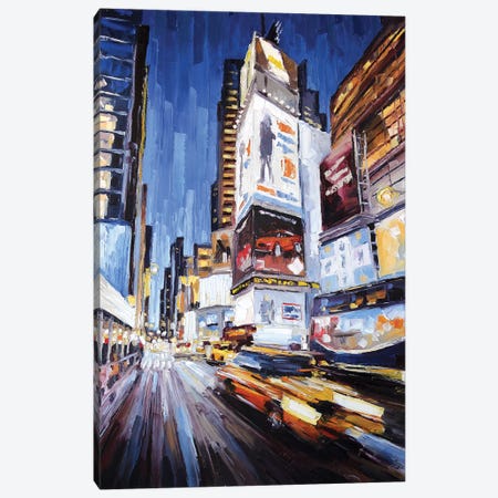 42nd West Of Broadway Canvas Print #RDI12} by Roger Disney Canvas Art