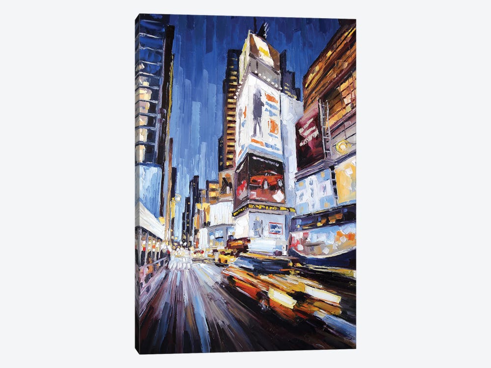 42nd West Of Broadway by Roger Disney 1-piece Canvas Artwork
