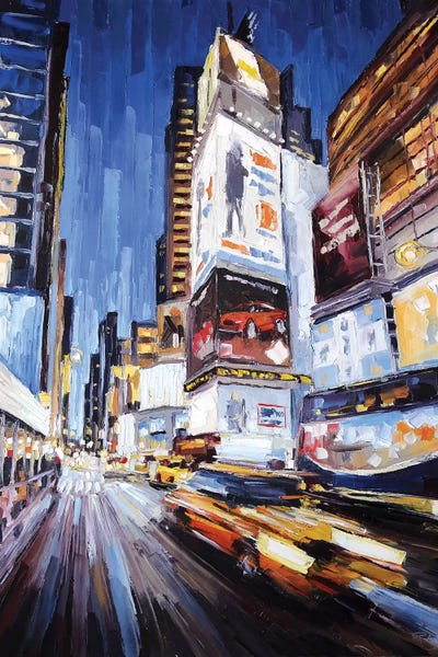 Times Square: 42nd West Of Broadway by Roger Disney