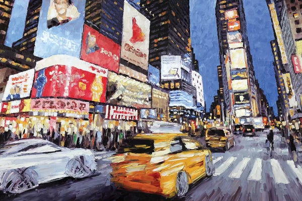 Times Square: 45th & Broadway by Roger Disney