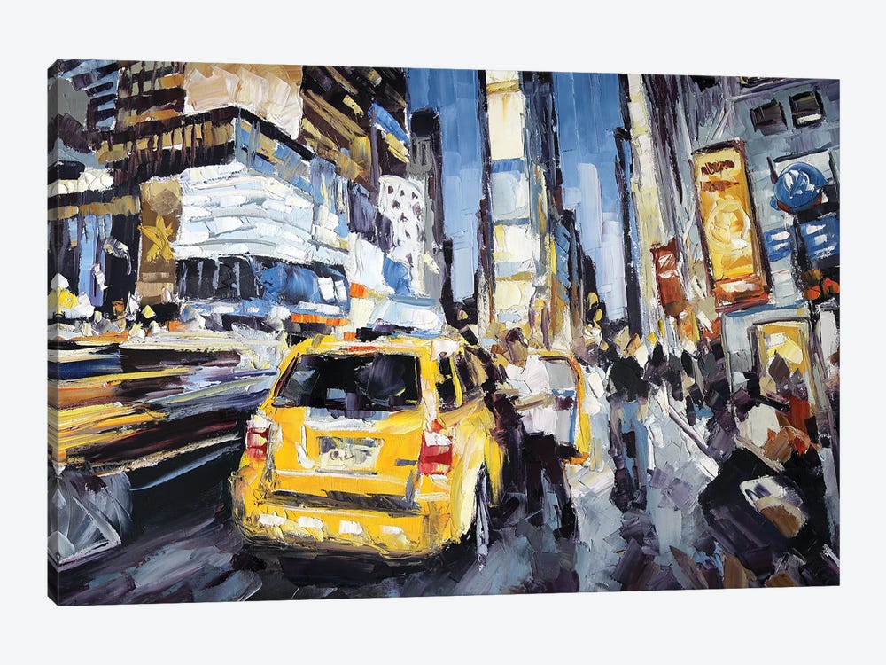 7th Ave & 45th by Roger Disney 1-piece Canvas Art Print