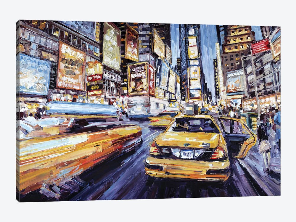 7th Ave & 47th by Roger Disney 1-piece Art Print