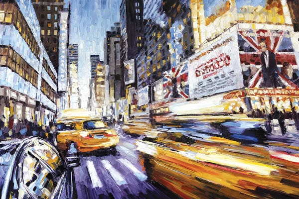 Times Square: 7th Ave & 50th by Roger Disney