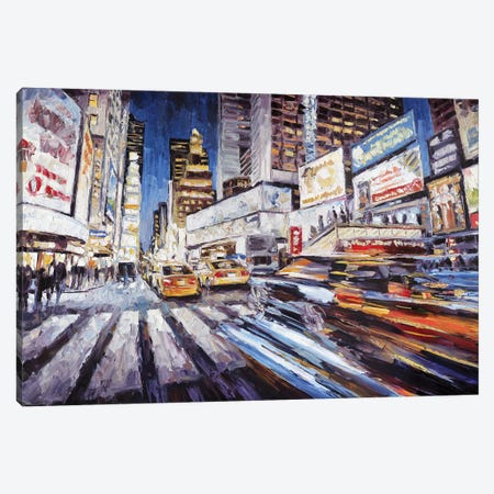 7th Ave South Of 47th Canvas Print #RDI22} by Roger Disney Art Print