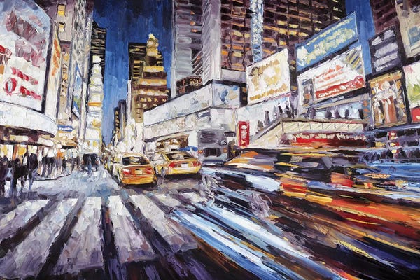 Times Square: 7th Ave South Of 47th by Roger Disney