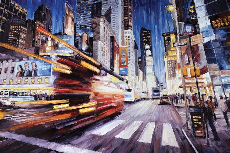 7th Ave South Of 48th by Roger Disney wall art