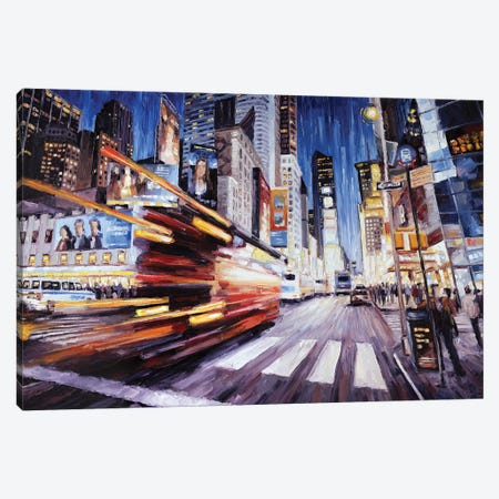 7th Ave South Of 48th Canvas Print #RDI23} by Roger Disney Art Print