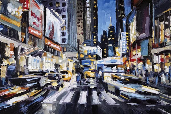 Times Square: Broadway & 47th by Roger Disney