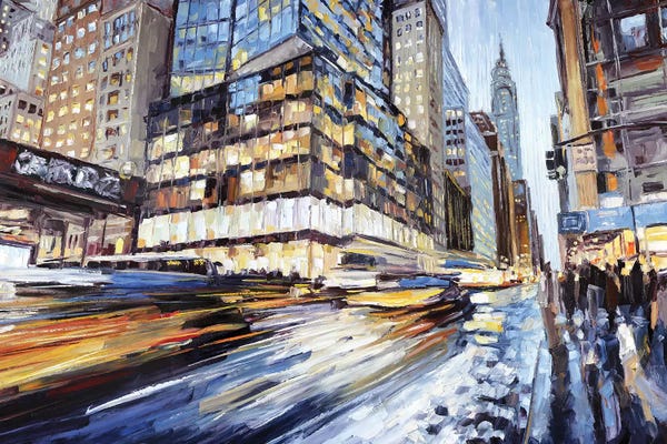 Times Square: 42nd & 5th by Roger Disney