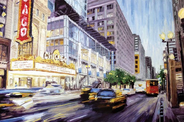 Illinois: Chicago Theatre II by Roger Disney