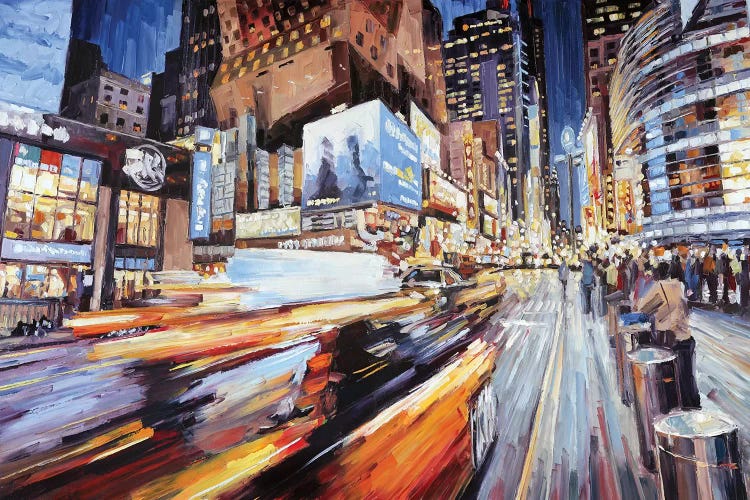 East Of 42nd And 8th by Roger Disney wall art