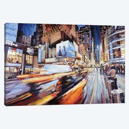 East Of 42nd And 8th Canvas Print #RDI36} by Roger Disney Canvas Print