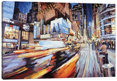 East Of 42nd And 8th Canvas Art Print - Roger Disney
