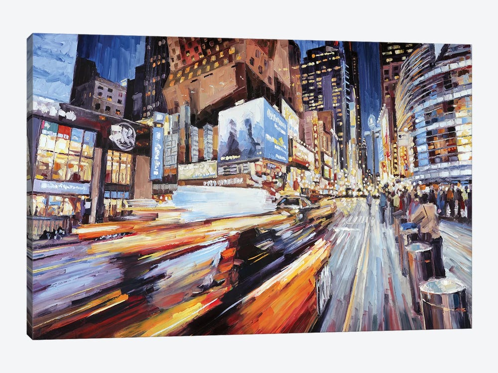 East Of 42nd And 8th by Roger Disney 1-piece Canvas Art