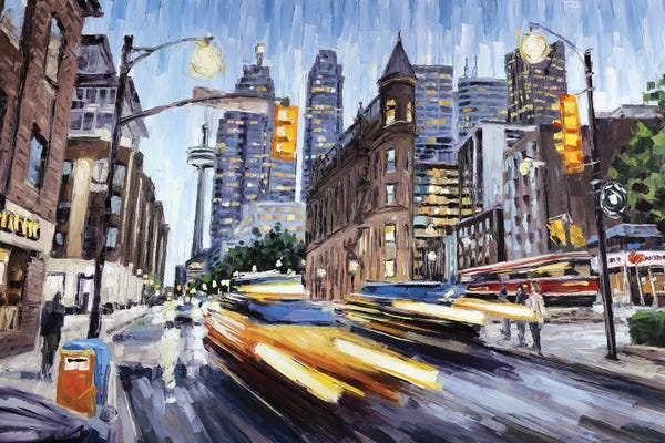 Roger Disney: Front St At Church by Roger Disney