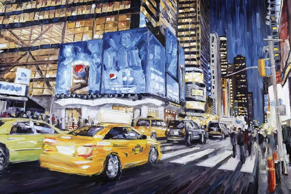 Times Square: 42nd & Broadway I by Roger Disney