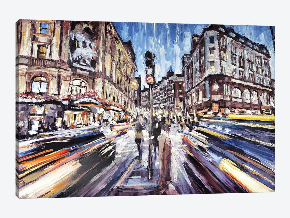 Leicester Square by Roger Disney 1-piece Canvas Print
