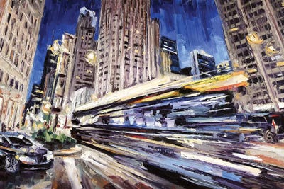 Michigan Ave Above Water St by Roger Disney acrylic art print