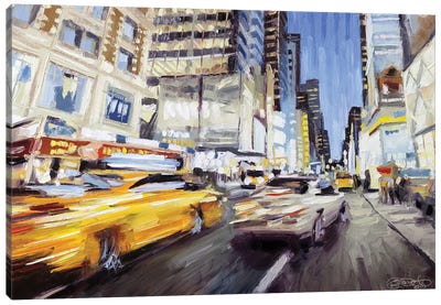 42nd & Broadway II Canvas Art Print