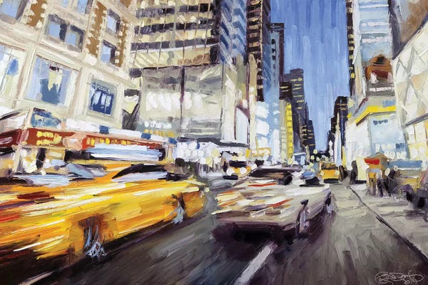 Times Square: 42nd & Broadway II by Roger Disney