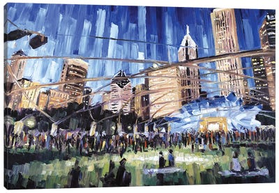 Millennium Park Canvas Art Print - Chicago Art